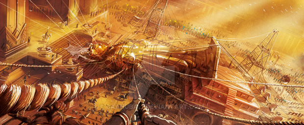 Extraordinary Sets For Baahubali movie Photos